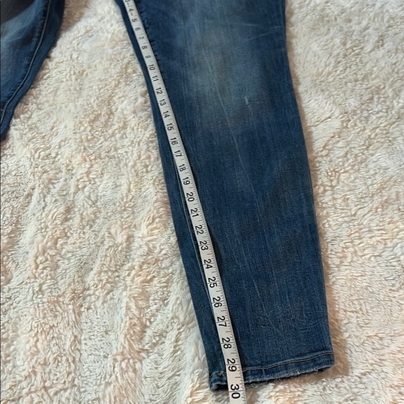 Maurices Blue Skinny Jeans with Lived-In Look - Picture 4 of 7
